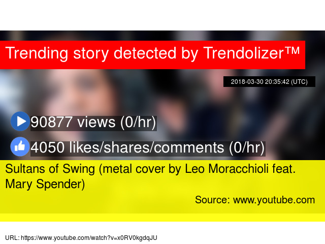 Sultans Of Swing Metal Cover By Leo Moracchioli Feat Mary